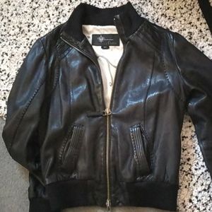 Mackage Aritzia leather jacket.
